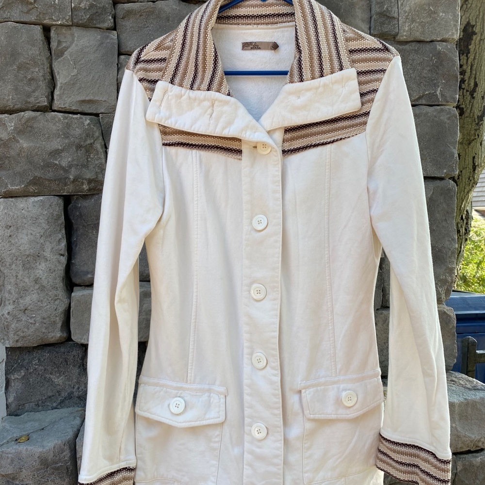 Prana White Coat (Like New)